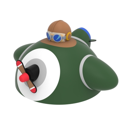Plane with Pilot
